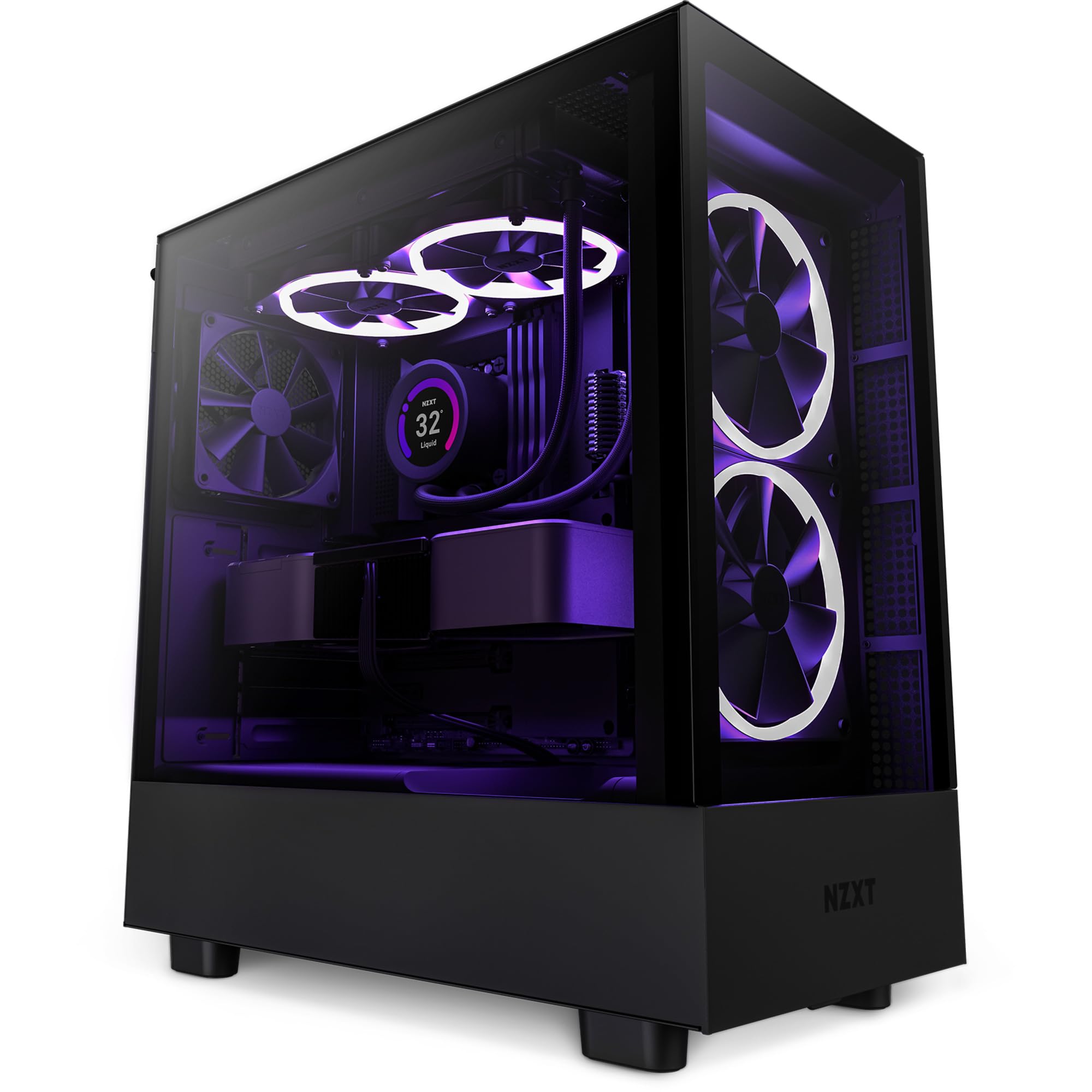 NZXT H5 ELITE ミドルタワーケース ブラック CC-H51EB-01 Gabinete Gamer ATX - NZXT H5 Elite Compact - Preto - CC-H51EB-01
